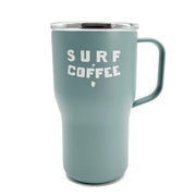 surf and coffee stainless steel cup