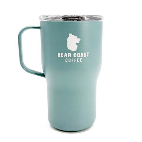 surf and coffee stainless steel cup