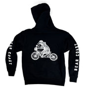 Biker Bear - Heavyweight Hoodie