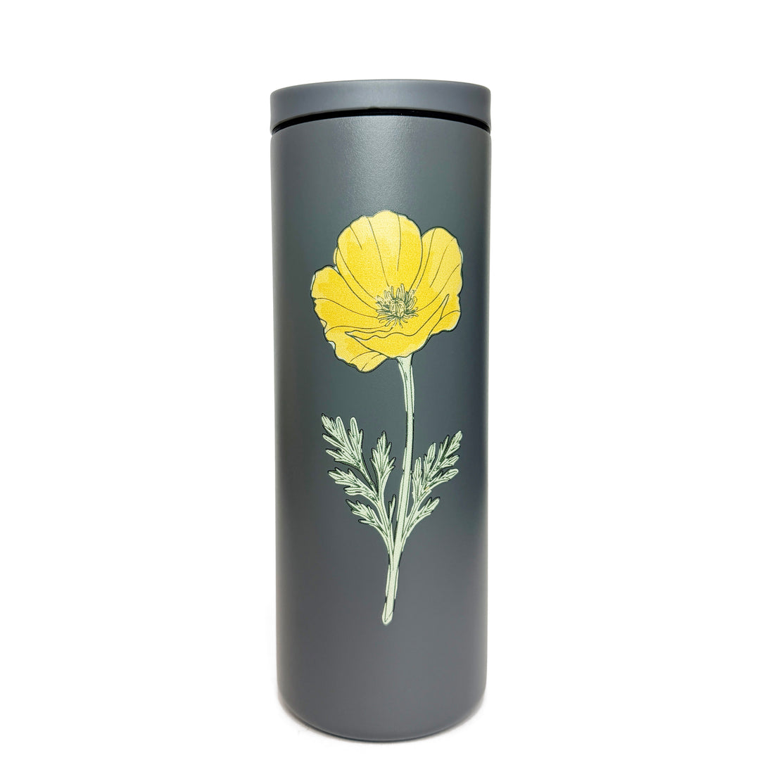 Poppy Tumbler - Snap-Top-16 ounce – Bear Coast Coffee