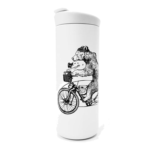 Stainless Biker Bear Tumbler