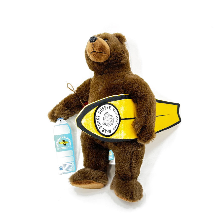 Stuffed Surf Bear – Bear Coast Coffee